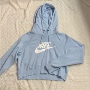 Light blue Nike crop top